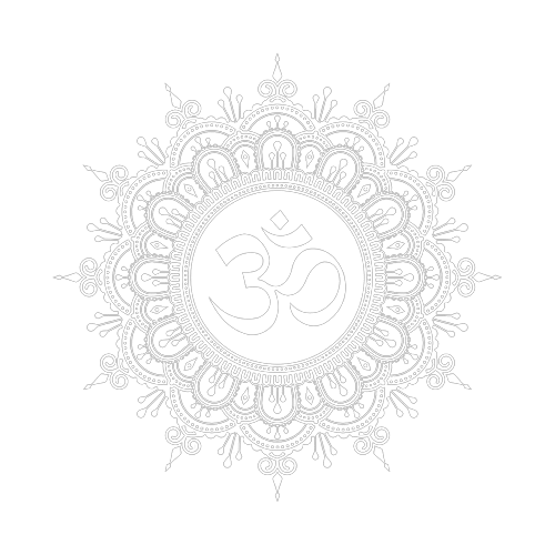 The sacred Aum symbol, representing the universal sound in Hindu spirituality.